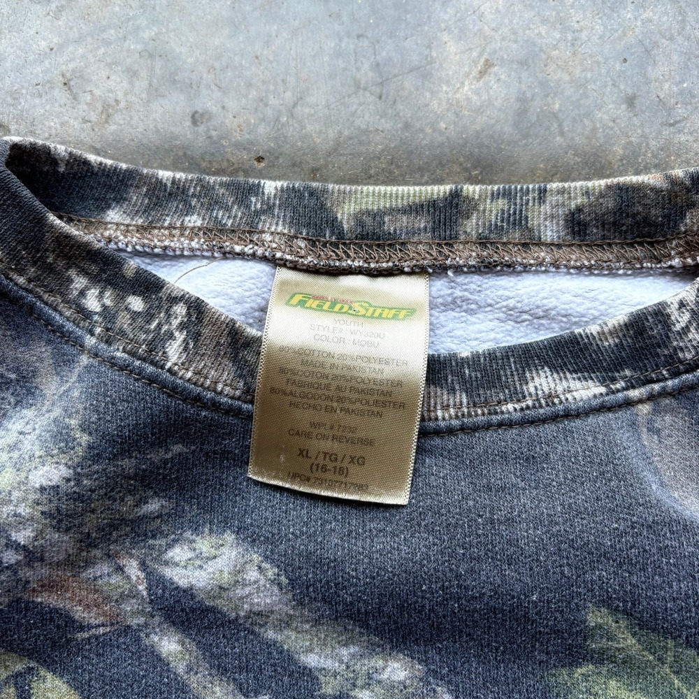 Vintage 90s Mossy oaks faded camo sweatshirt - Picture 3 of 4